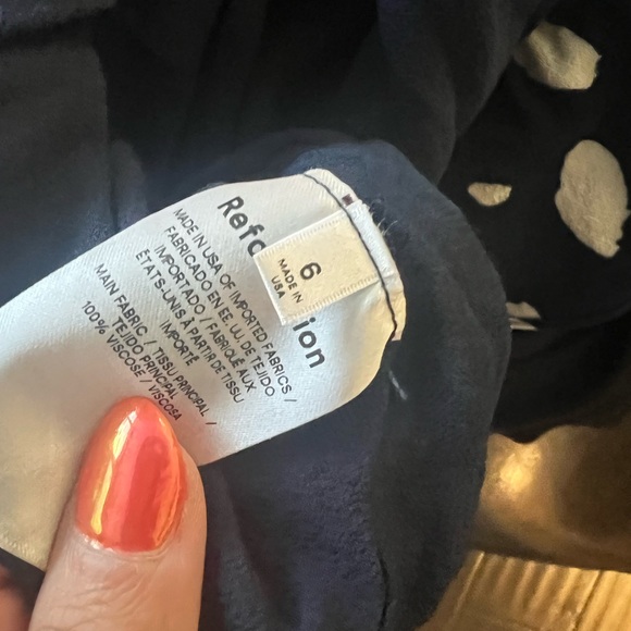 Reformation Cammi Dress in Splatter Print (Size 6) - Picture 5 of 6